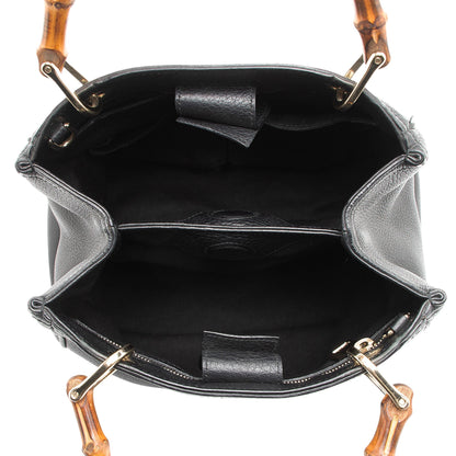 Gucci Leather Bamboo Small Shopper Tote (SHF-M26bz2)