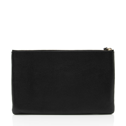 Gucci Leather Bamboo Tassel Zip Clutch (SHF-ybom6m)