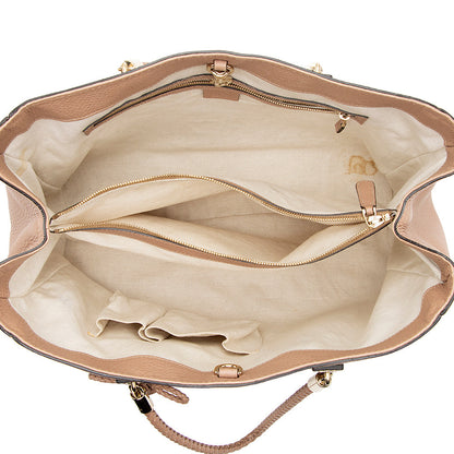 Gucci Leather Bella Medium Tote (SHF-19643)