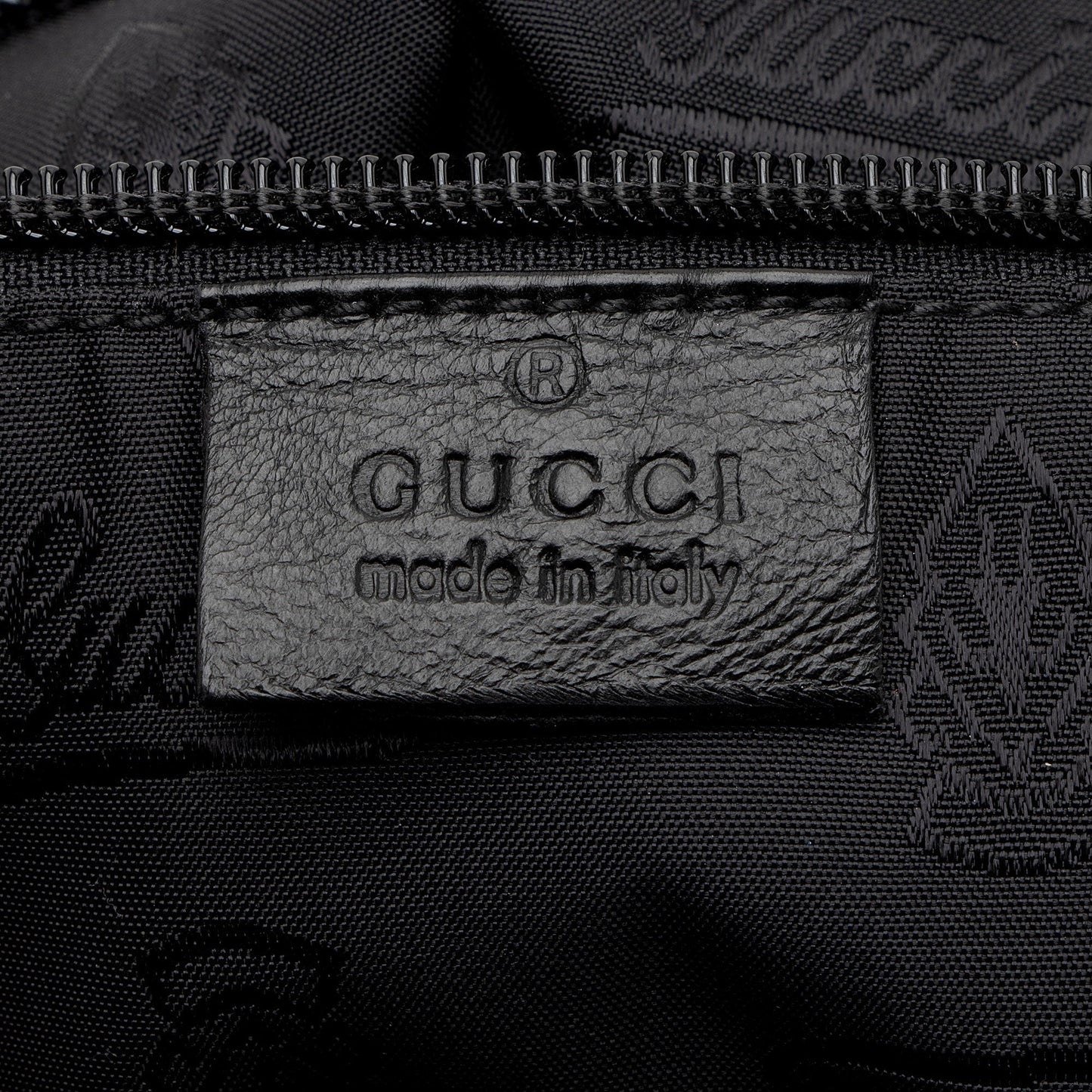 Gucci Leather Braided Large Shoulder Bag
