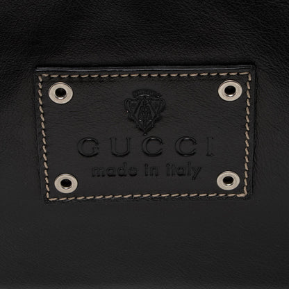 Gucci Leather Braided Large Shoulder Bag