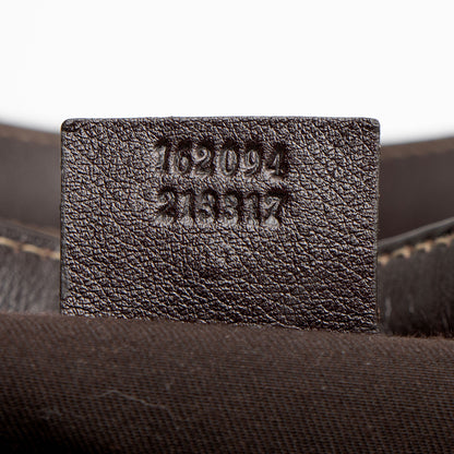 Gucci Leather Britt Medium Tote