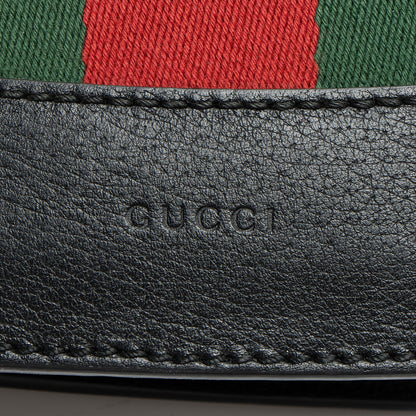 Gucci Leather Crystal Butterfly Linea Totem Small Crossbody
