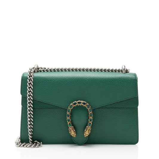 Gucci Leather Crystal Dionysus Medium Shoulder Bag