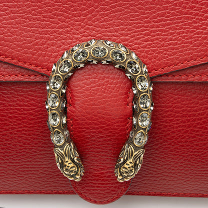 Gucci Leather Crystal Dionysus Medium Shoulder Bag