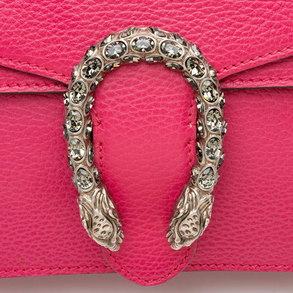 Gucci Leather Crystal Dionysus Medium Shoulder Bag