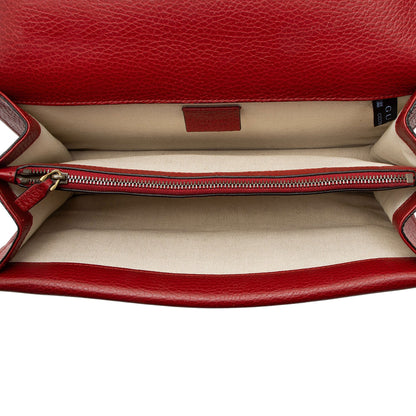 Gucci Leather Crystal Dionysus Medium Shoulder Bag
