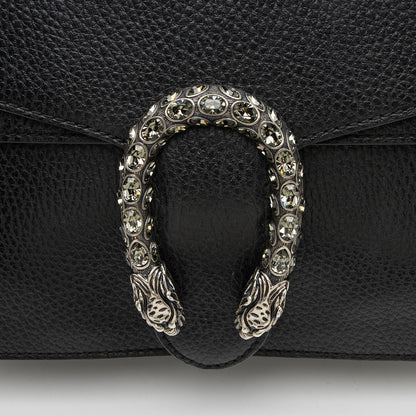 Gucci Leather Crystal Dionysus Medium Shoulder Bag