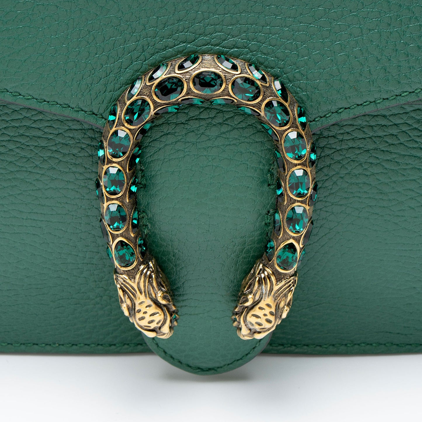 Gucci Leather Crystal Dionysus Medium Shoulder Bag