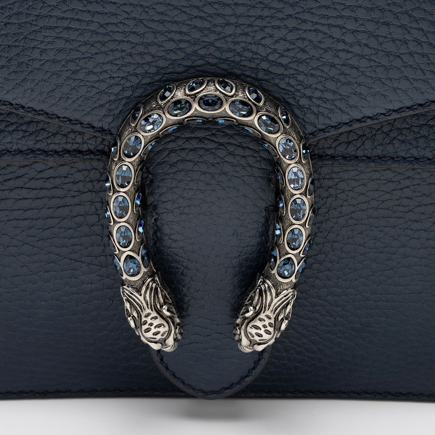 Gucci Leather Crystal Dionysus Small Shoulder Bag