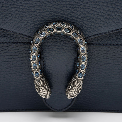 Gucci Leather Crystal Dionysus Small Shoulder Bag