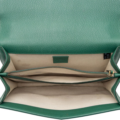 Gucci Leather Crystal Dionysus Small Shoulder Bag (SHF-JAZQrx)