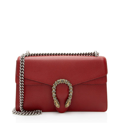 Gucci Leather Crystal Dionysus Small Shoulder Bag (SHF-JRvXni)