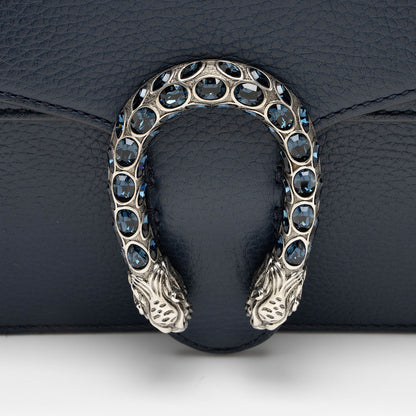 Gucci Leather Crystal Dionysus Small Shoulder Bag (SHF-dZNU4q)