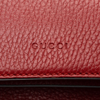 Gucci Leather Crystal Dionysus Small Shoulder Bag