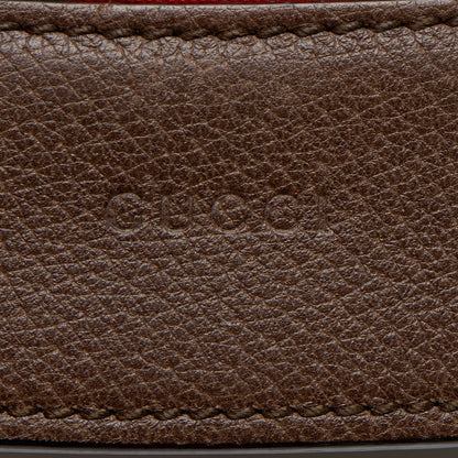 Gucci Leather Crystal Heart Linea Totem Small Crossbody