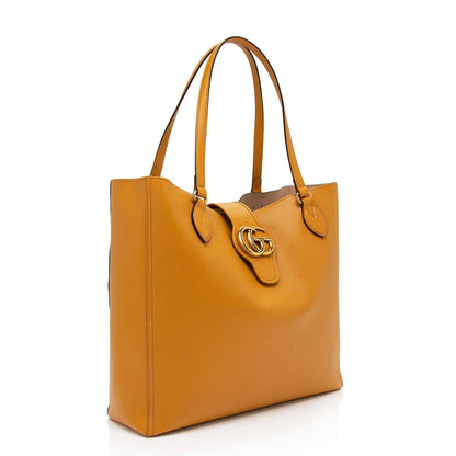 Gucci Leather Dahlia Large Tote (SHF-9YmQug)