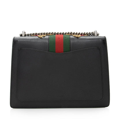 Gucci Leather Embroidered Rose Dionysus Medium Shoulder Bag (SHF-22427)