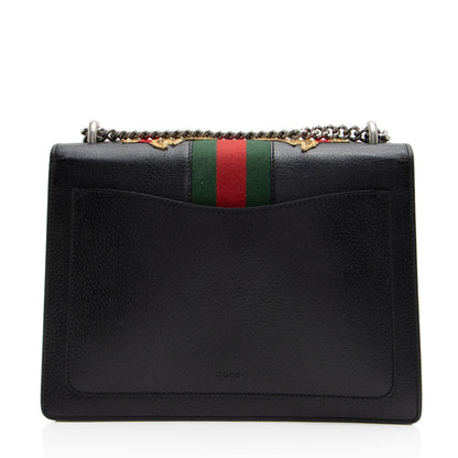 Gucci Leather Embroidered Rose Dionysus Medium Shoulder Bag (SHF-NIvfQT)