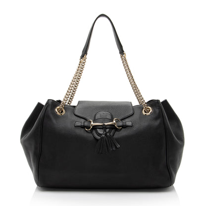 Gucci Leather Emily Shoulder Bag