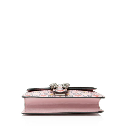 Gucci Limited Edition Leather Crystal Valentines Dionysus Small Shoulder Bag