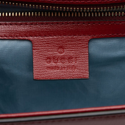 Gucci Leather GG Ring Shoulder Bag