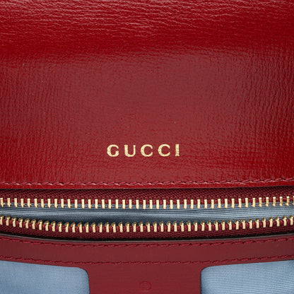 Gucci Leather GG Ring Shoulder Bag