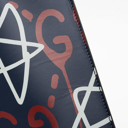 Gucci Leather Ghost Medium Tote