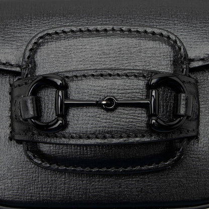 Gucci Leather Horsebit 1955 Super Mini Shoulder Bag