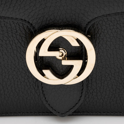 Gucci Leather Interlocking G Small Shoulder Bag (SHF-19827)