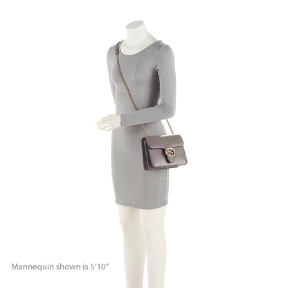 Gucci Leather Interlocking G Small Shoulder Bag (SHF-22527)