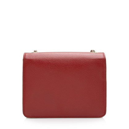 Gucci Leather Interlocking G Small Shoulder Bag (SHF-22434)