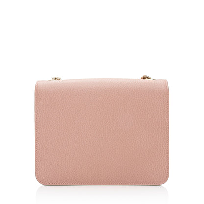 Gucci Leather Interlocking G Small Shoulder Bag (SHF-6sbkNl)