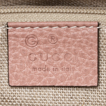 Gucci Leather Interlocking G Top Handle Shoulder Bag (SHF-19984)