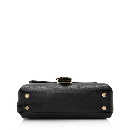 Gucci Leather Interlocking G Top Handle Shoulder Bag (SHF-22017)