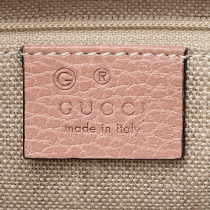 Gucci Leather Interlocking G Top Handle Small Shoulder Bag (SHF-21776)