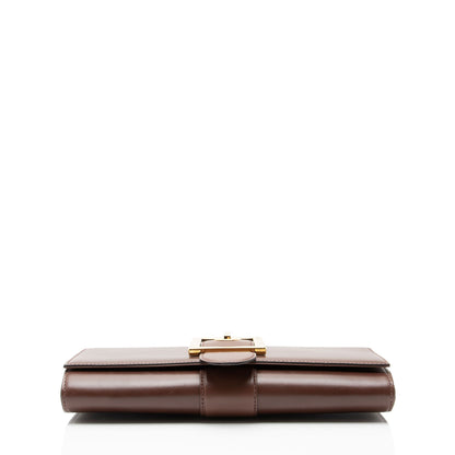 Gucci Leather Lady Buckle Clutch