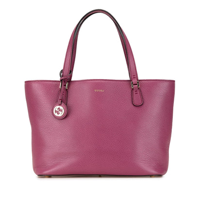 Gucci Leather Lady Dollar Tote (SHG-fF2zug)