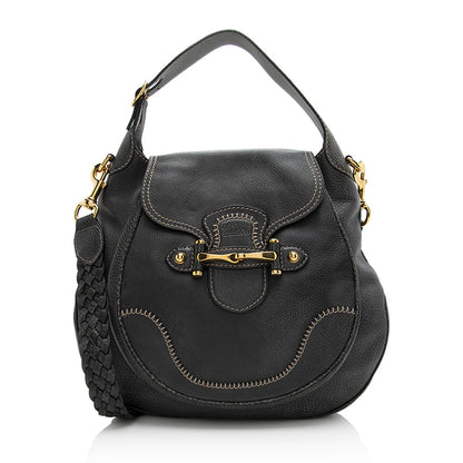 Gucci Leather New Pelham Large Shoulder Bag (SHF-21841)