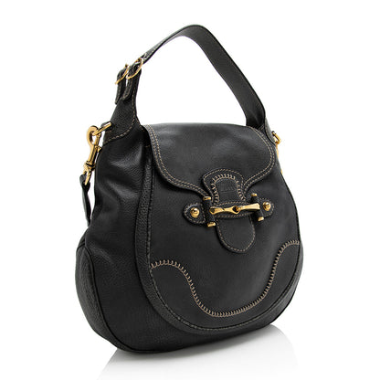 Gucci Leather New Pelham Large Shoulder Bag (SHF-21841)