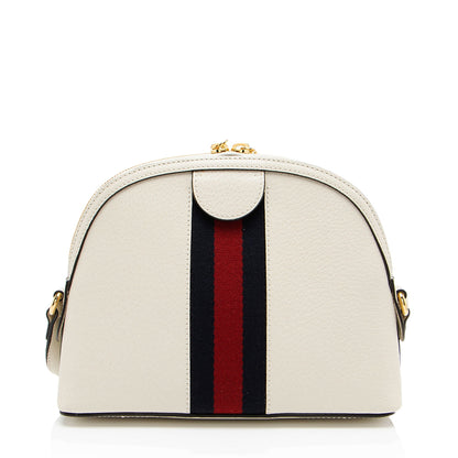 Gucci Leather Ophidia Dome Small Shoulder Bag