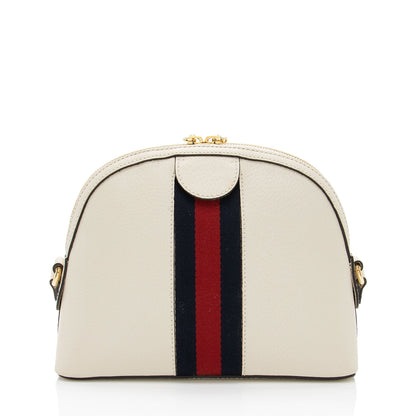 Gucci Leather Ophidia Dome Small Shoulder Bag