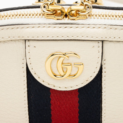 Gucci Leather Ophidia Dome Small Shoulder Bag