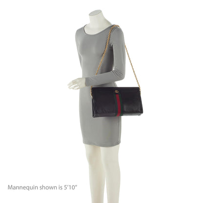 Gucci Leather Ophidia Medium Shoulder Bag (SHF-22397)
