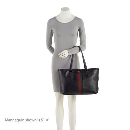 Gucci Leather Ophidia Medium Tote (SHF-Rkl1Mv)