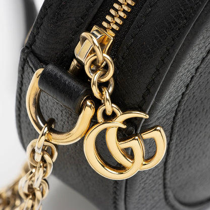 Gucci Leather Ophidia Round Mini Shoulder Bag (SHF-23807)