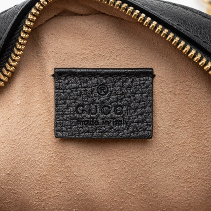 Gucci Leather Ophidia Round Mini Shoulder Bag (SHF-lSFNlA)