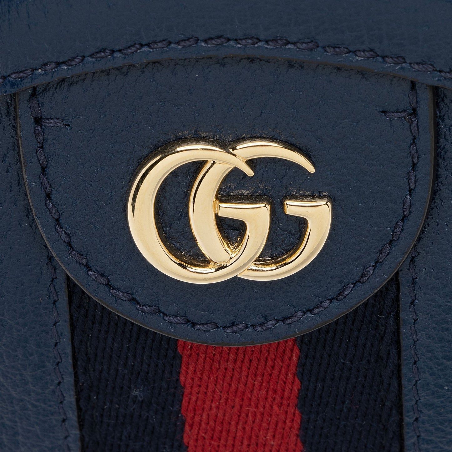 Gucci Leather Ophidia Round Mini Shoulder Bag (SHF-vucmu1)
