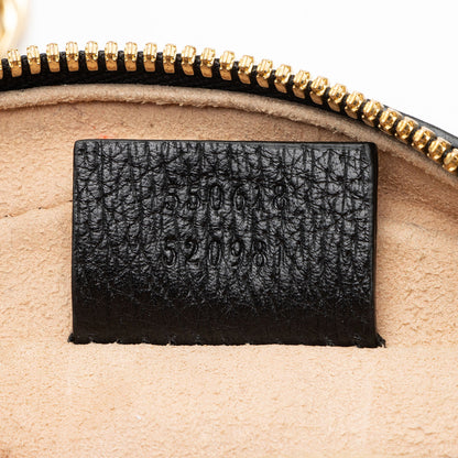 Gucci Leather Ophidia Round Mini Shoulder Bag (SHF-8X1FRs)
