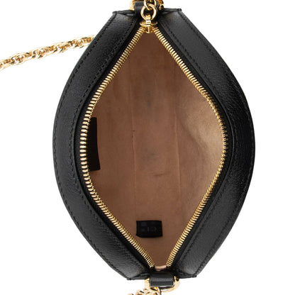 Gucci Leather Ophidia Round Mini Shoulder Bag (SHF-8X1FRs)